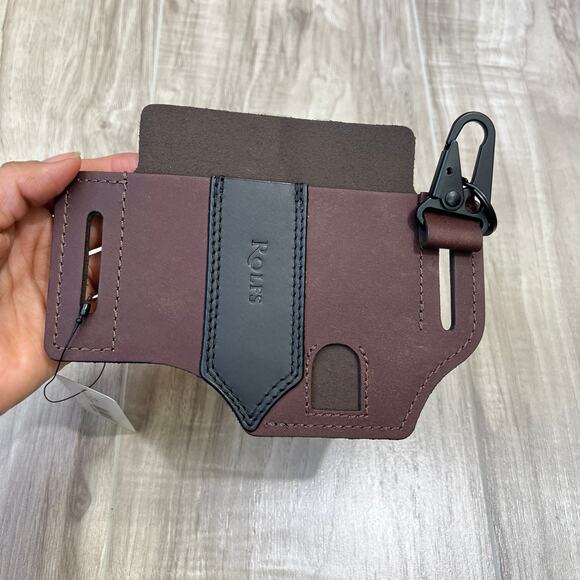 Rolfs Multitool Brown Sheath for Belt, Leather EDC Pocket Organizer for Men - Picture 2 of 11